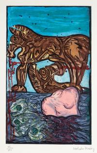 Malcolm Morley (British, 1931-2018) — Cradles of Civilization and Return of Ulysses (Two works from The Fallacies of Enoch ), 1984