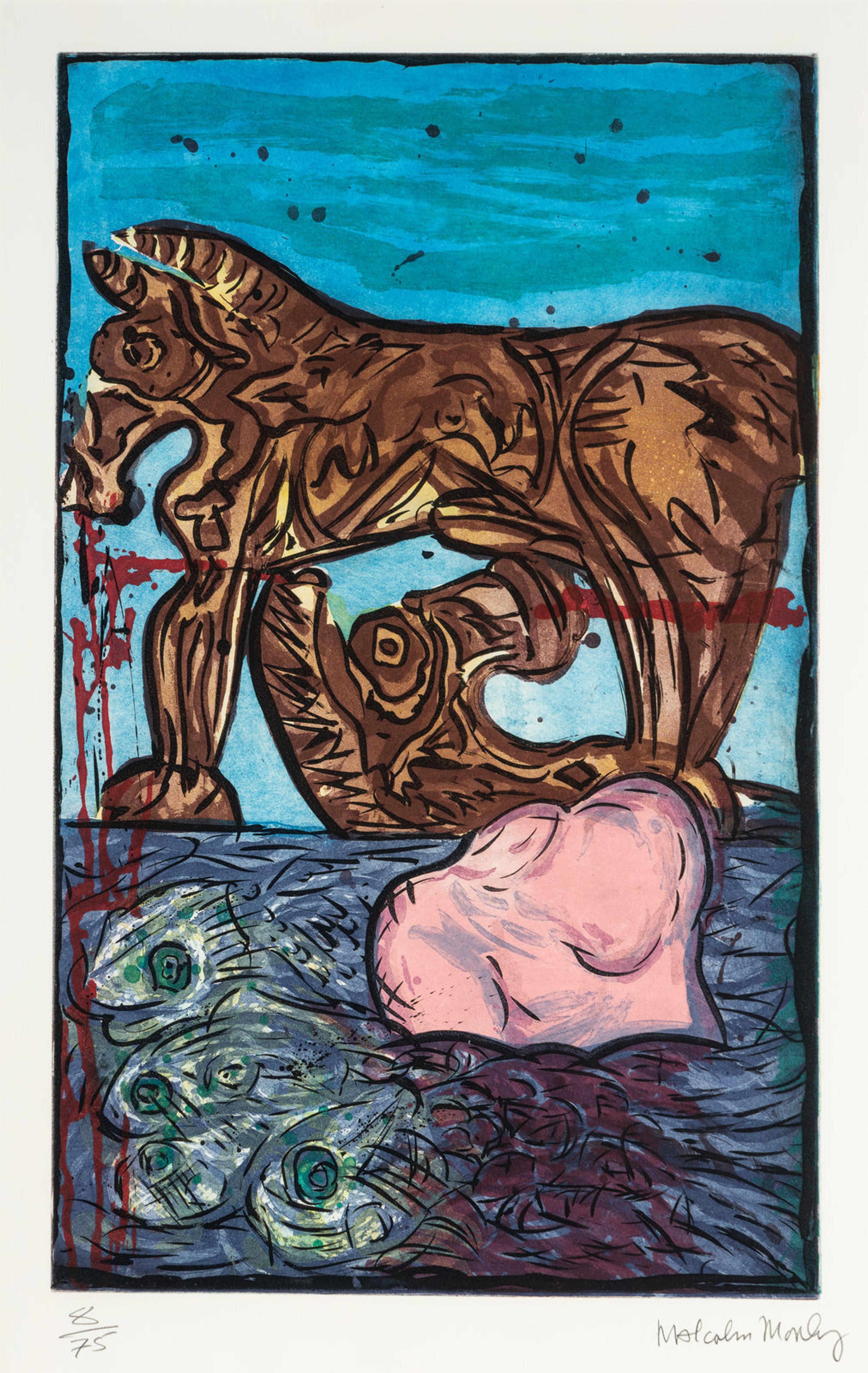 Malcolm Morley (British, 1931-2018) — Cradles of Civilization and Return of Ulysses (Two works from The Fallacies of Enoch ), 1984