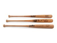 A Group of Three Signed Autograph Baseball Bats, Including Paul Molitor, ((BAS Beckett Authentication Services Certified),