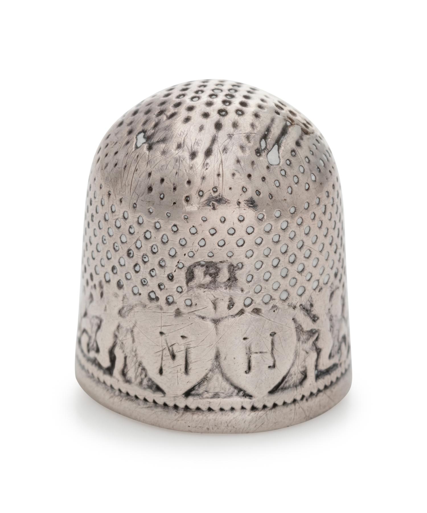 A Charles I Silver Thimble