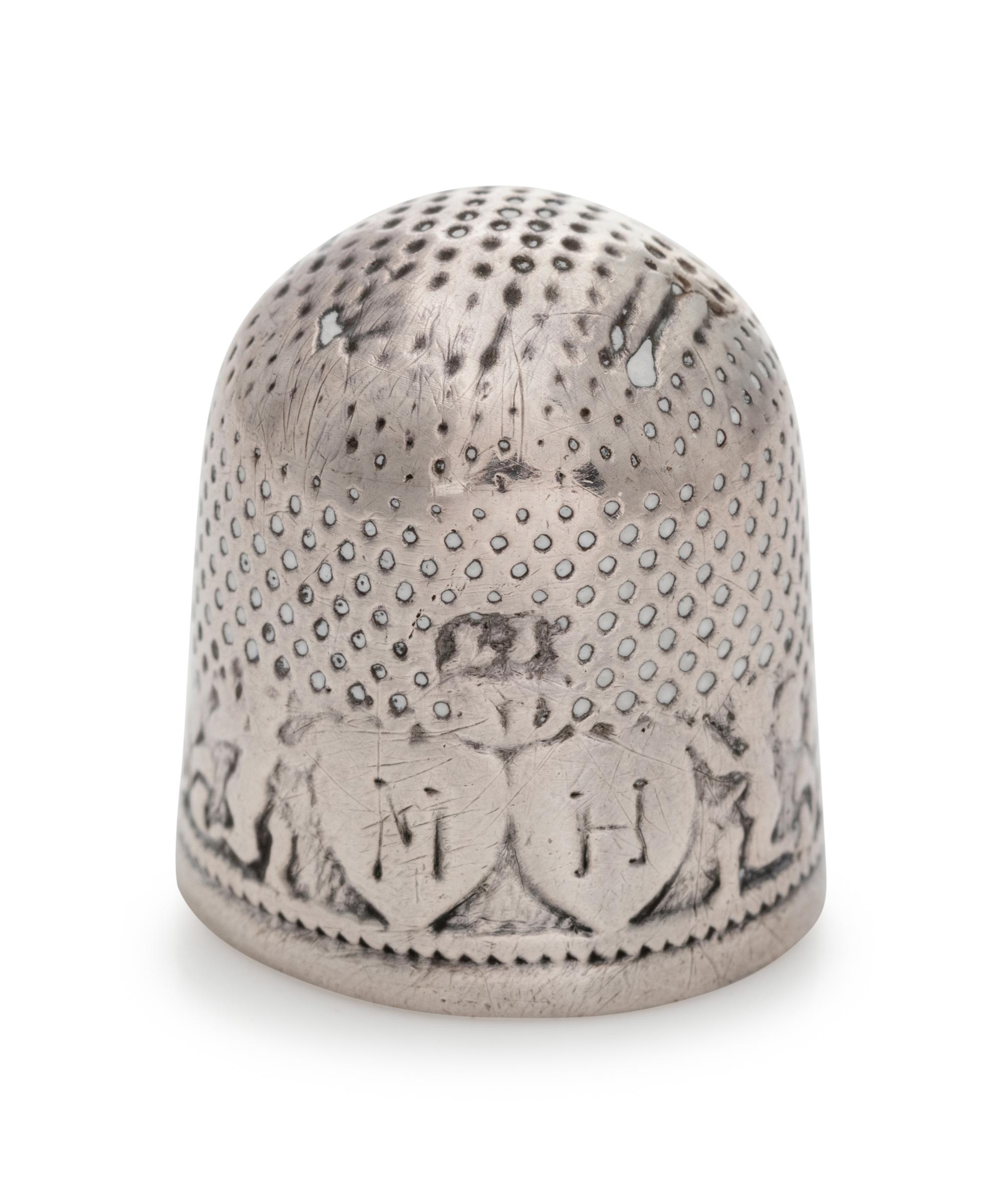 A Charles I Silver Thimble