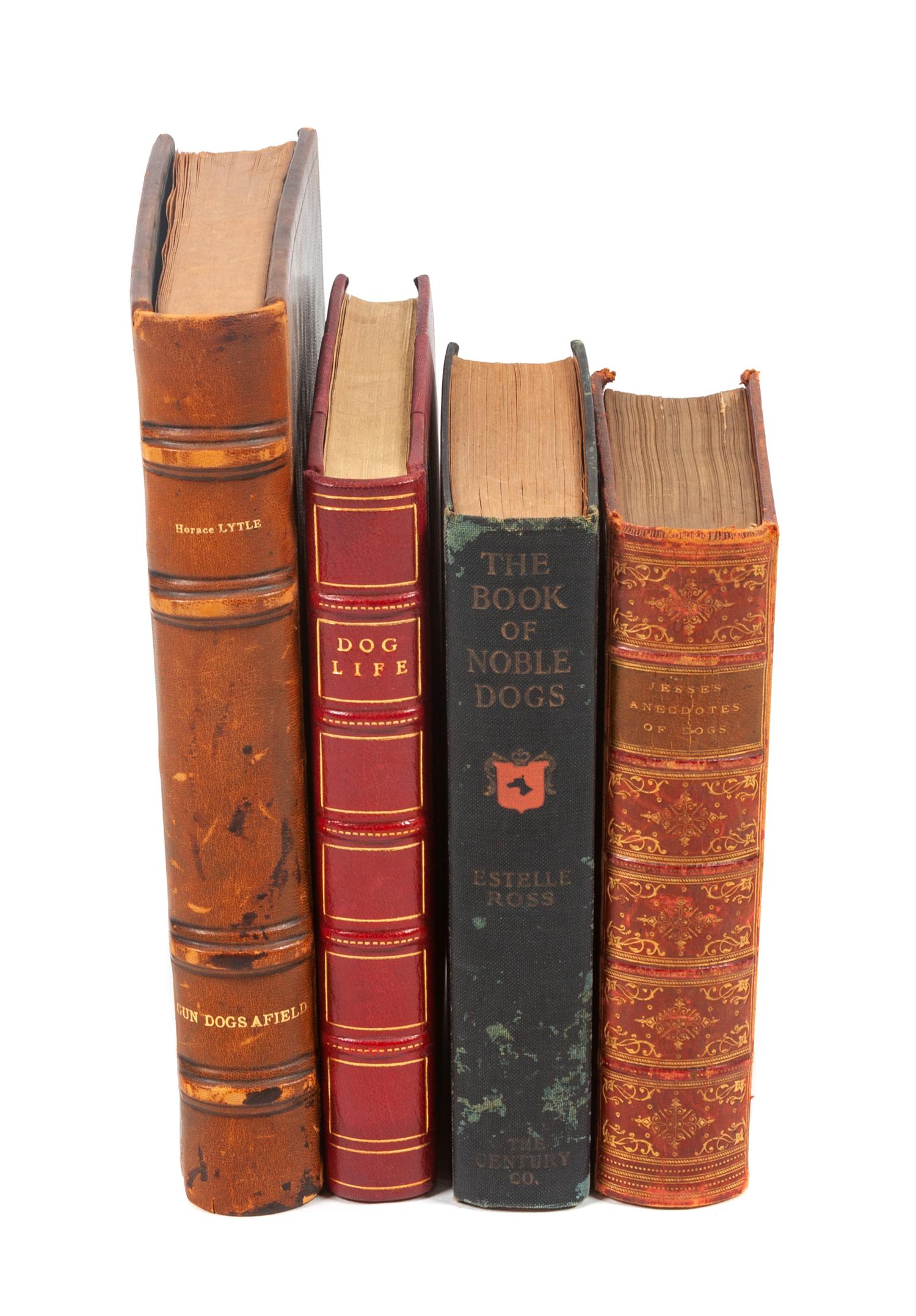 Eighteen Books of Fiction regarding Dogs