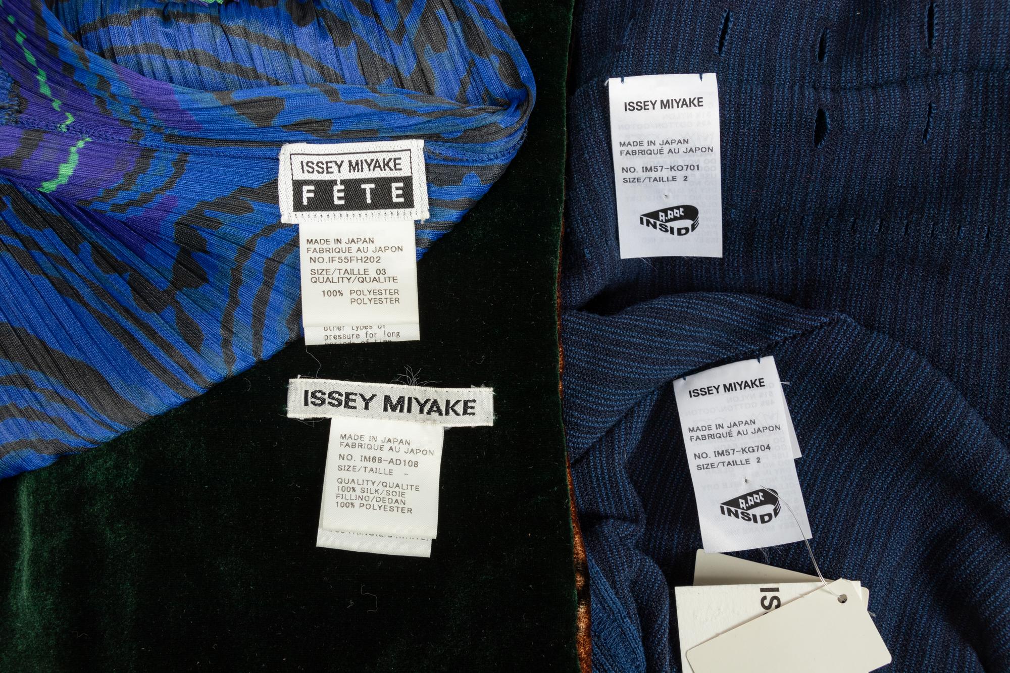 Four Issey Miyake Items, 1990-2000s