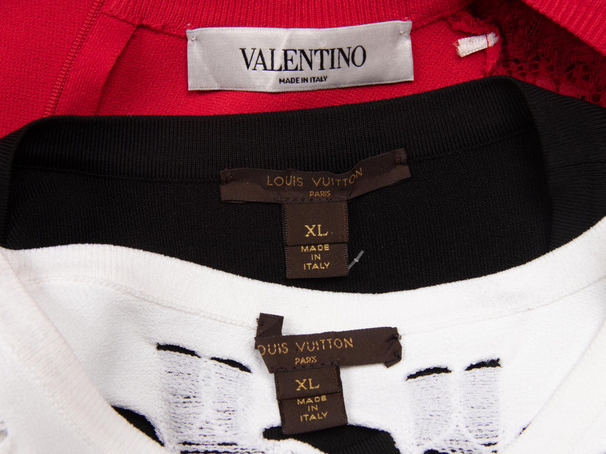 Louis Vuitton & Valentino, Three Knit Dresses