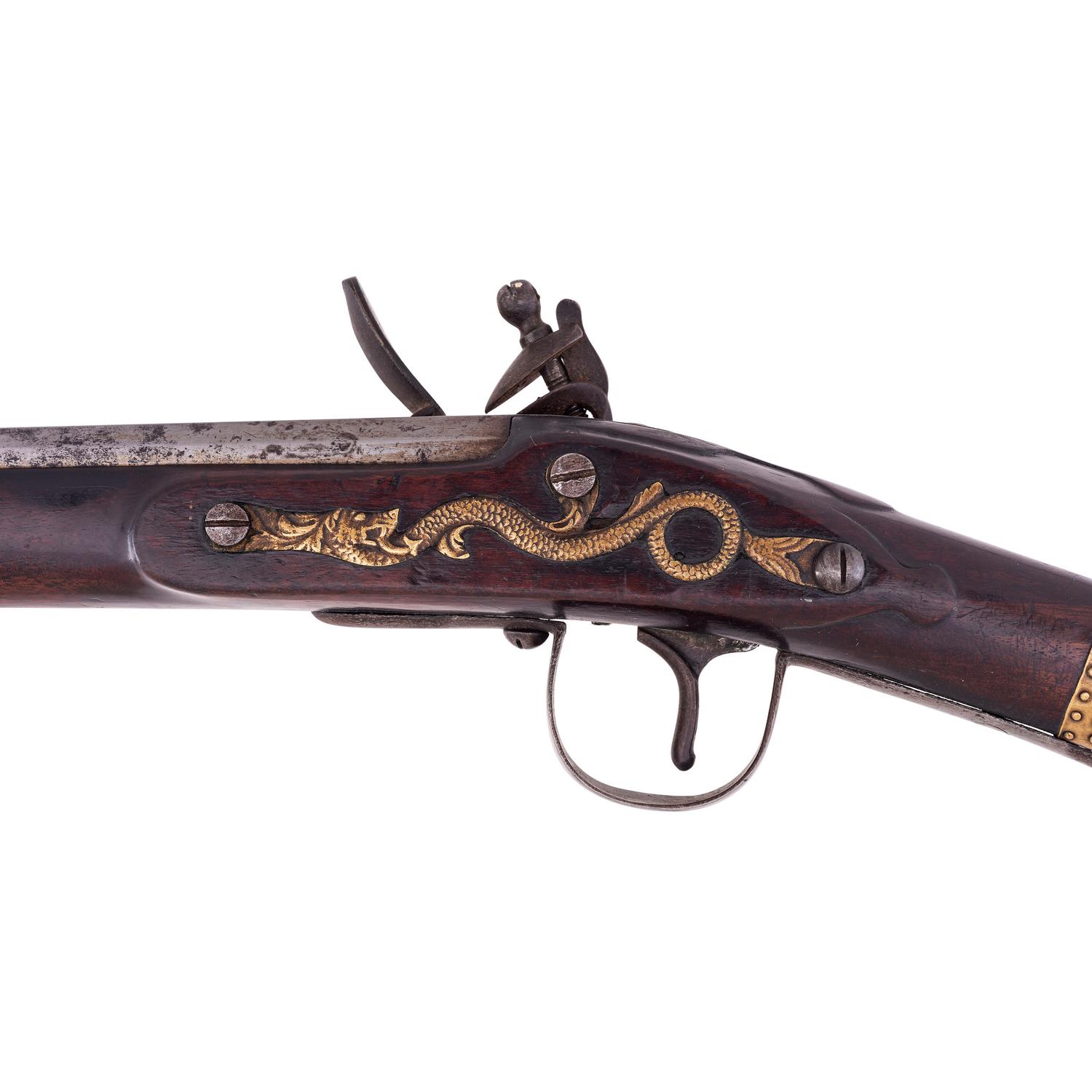 Shortened and Modified Parker, Field & Co. Flintlock Trade Gun