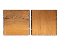 Two Vienna Style Porcelain Cabinet Plates in Giltwood Frames