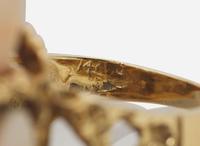 A Collection of 14K Yellow Gold and Coral Jewelry