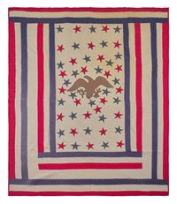 A Pieced and Appliqued Patriotic Quilt