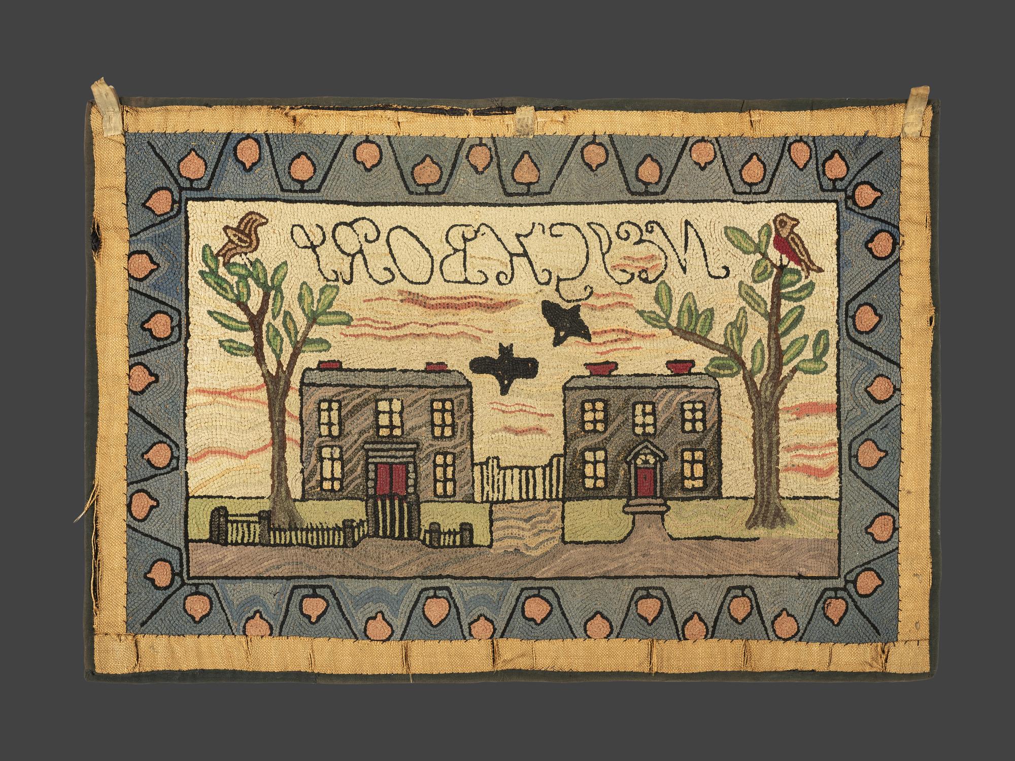 A Pictorial Hooked Rug