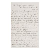 [Chicago Fire]. A large archive of letters, documents, tokens, and ephemera related to the Great Fire.