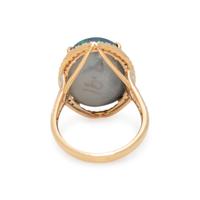 OPAL AND DIAMOND RING
