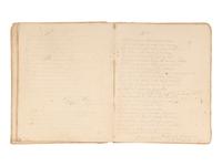 [MARITIME]. Log of the Barques Wavelet , Looling , and J.H. Wills documenting journeys in East Asia, ca 1862-1865. [ With: ] Notebook containing sea shanties and sketches of ships, ca 1862-63.