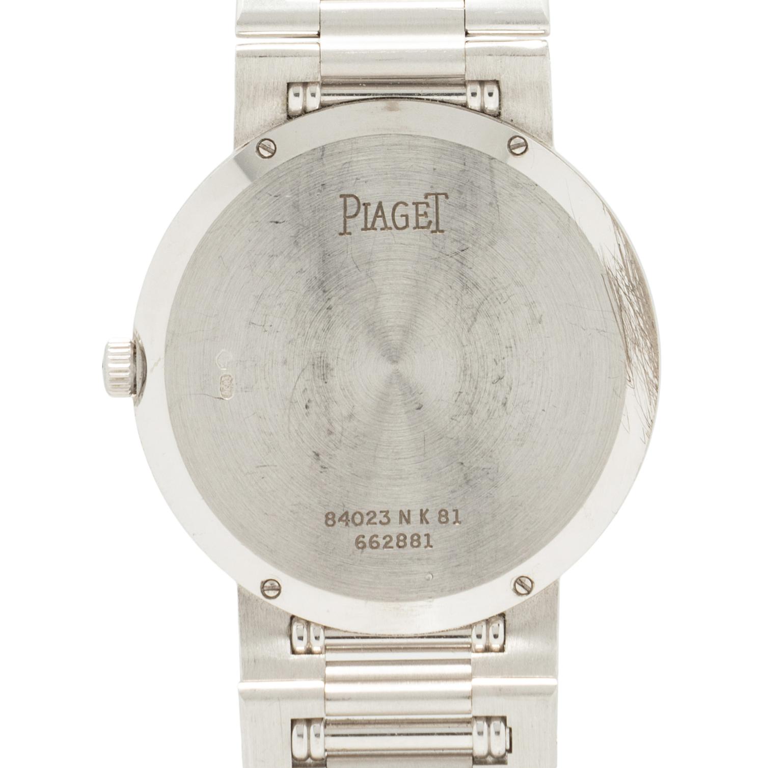 PIAGET FOR ASPREY, 18K WHITE GOLD WATCH