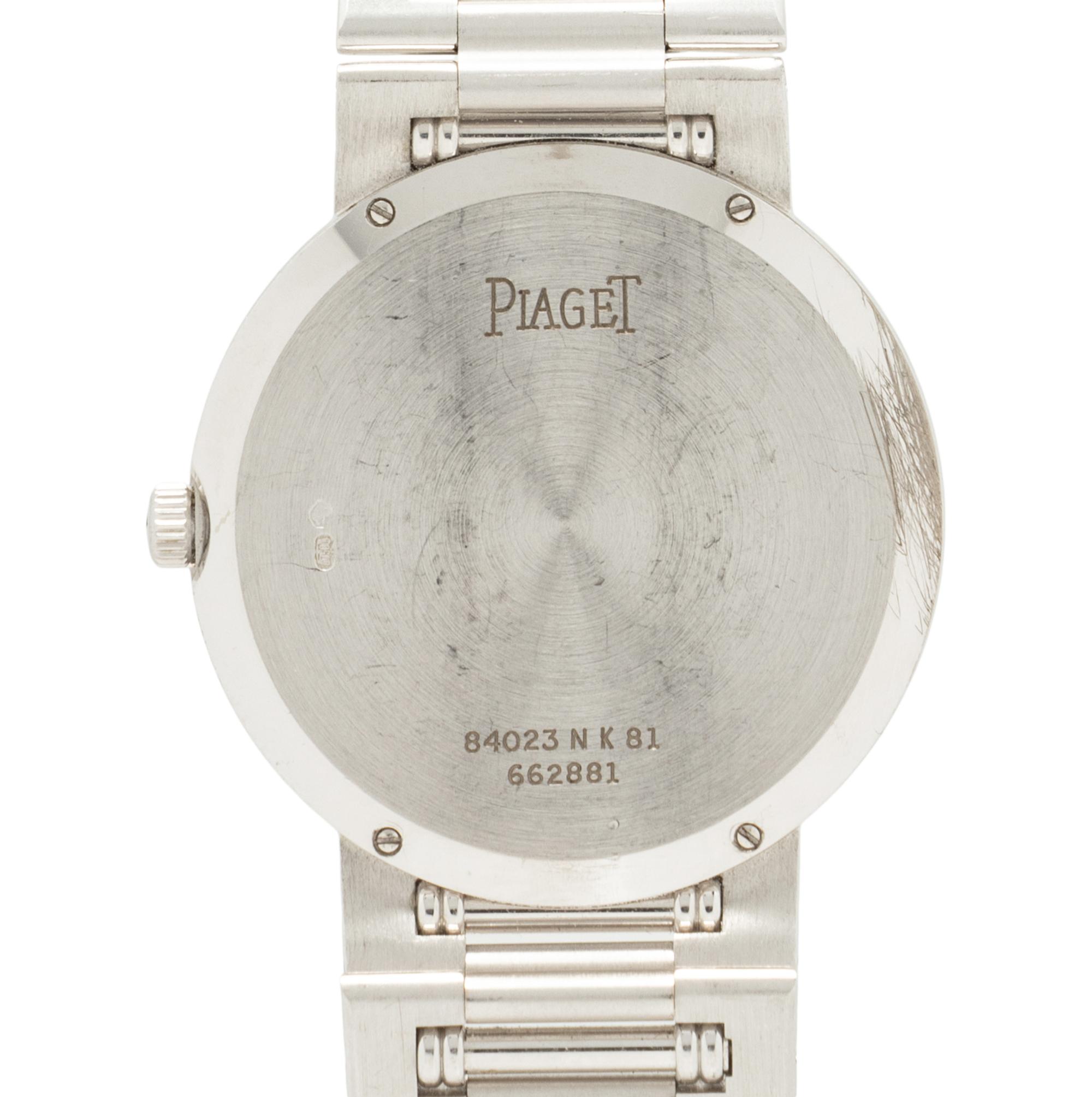 PIAGET FOR ASPREY, 18K WHITE GOLD WATCH