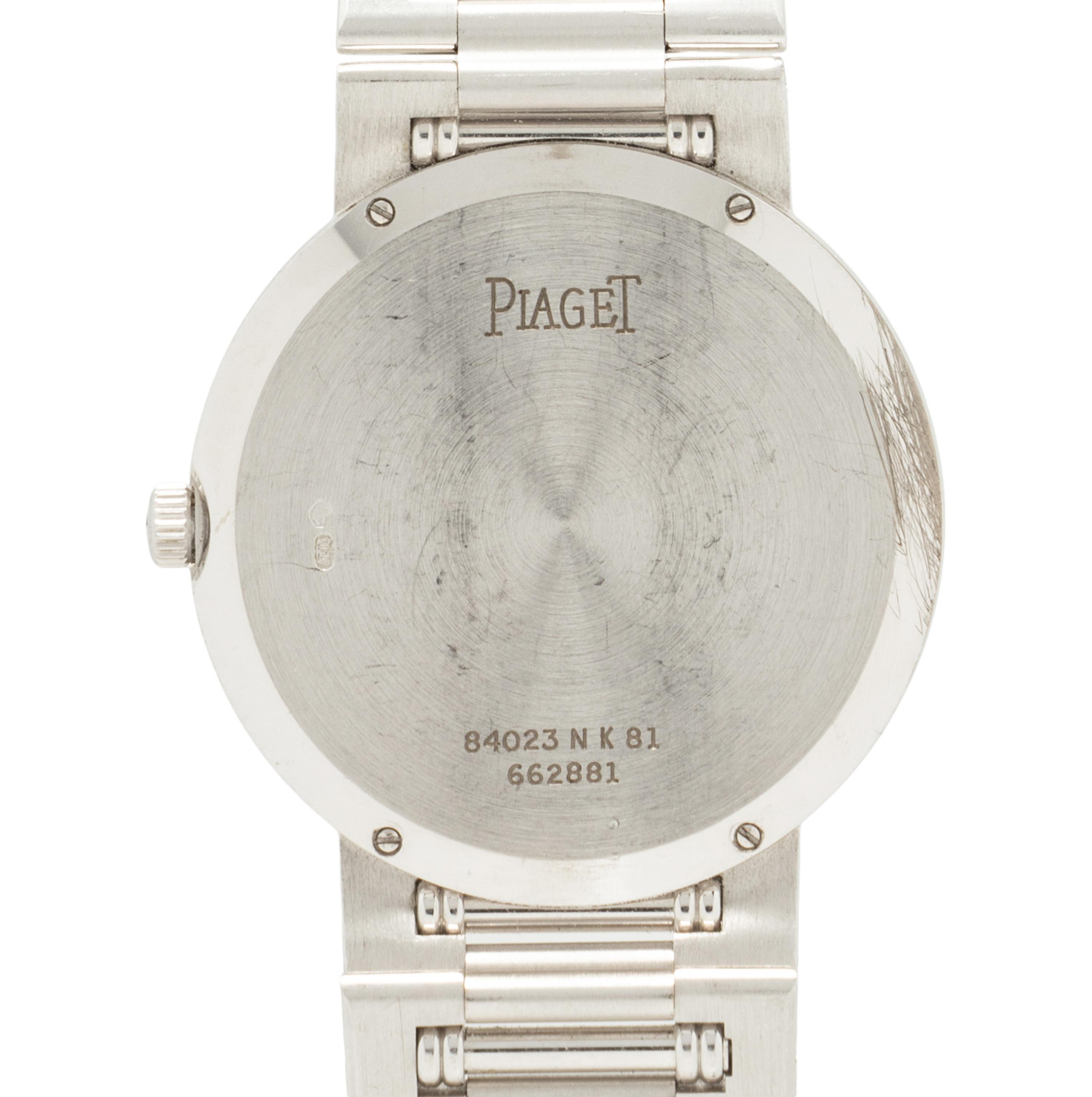PIAGET FOR ASPREY, 18K WHITE GOLD WATCH
