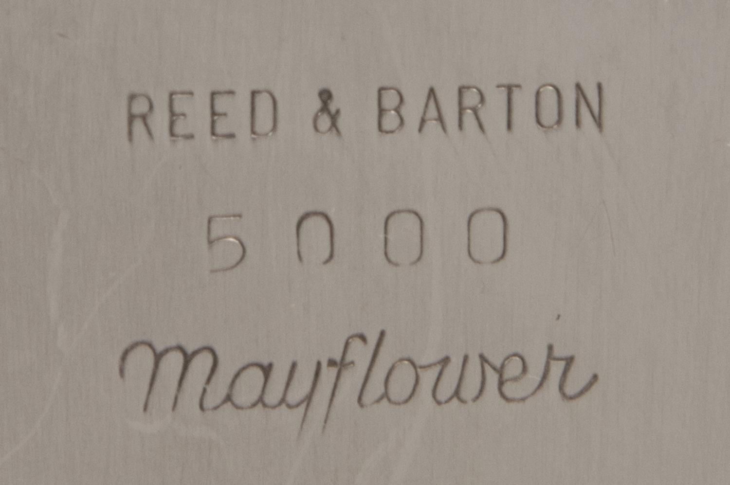 A Reed & Barton Silver-Plate Creamer and Underplate