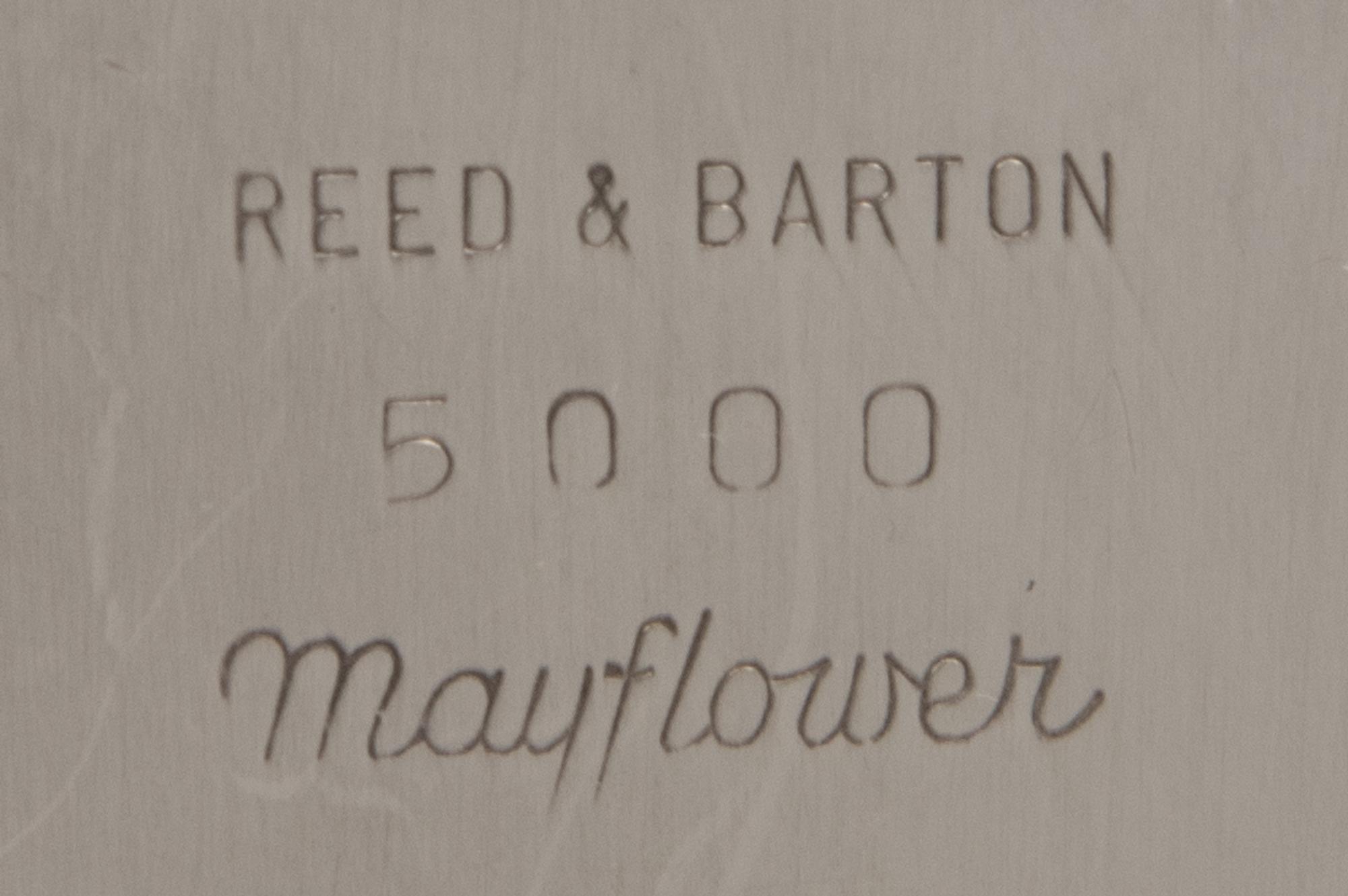 A Reed & Barton Silver-Plate Creamer and Underplate