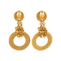 Chanel, Hoop Dangle Ear Clips