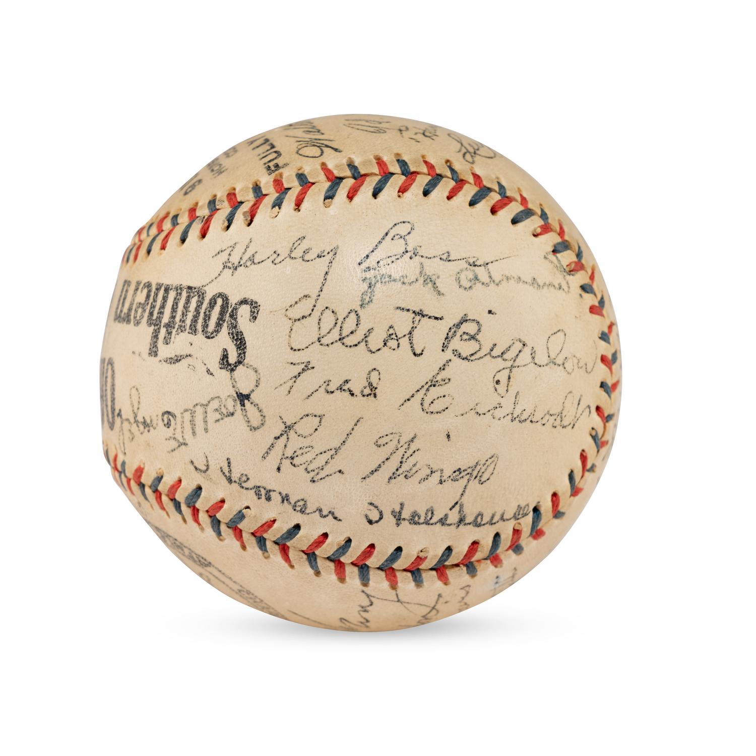 A 1931 Chattanooga Lookouts Team Signed Autograph Baseball