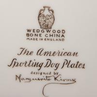 A Set of Twelve Wedgwood The American Sporting Dog Porcelain Plates