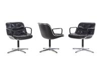 Set of Three Executive Task Armchairs Knoll, USA