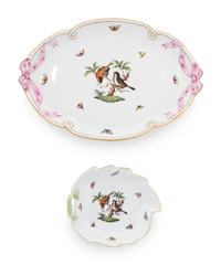 Two Herend Porcelain Articles