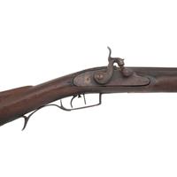 Unsigned Full Stock Percussion Rifle