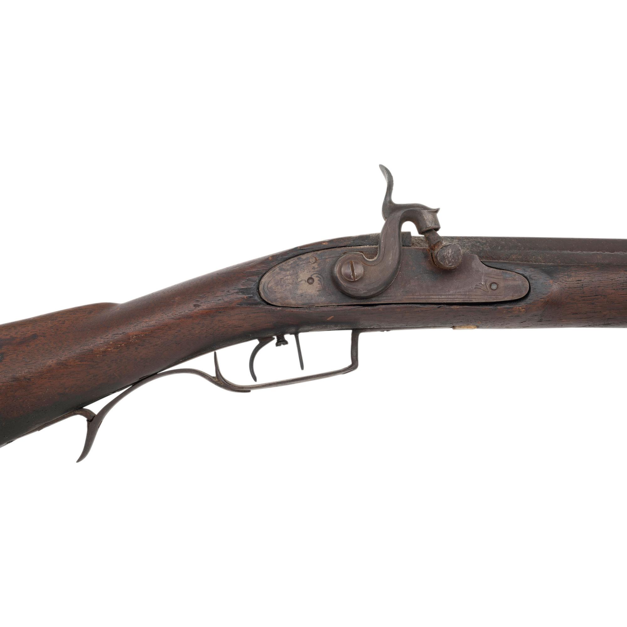 Unsigned Full Stock Percussion Rifle