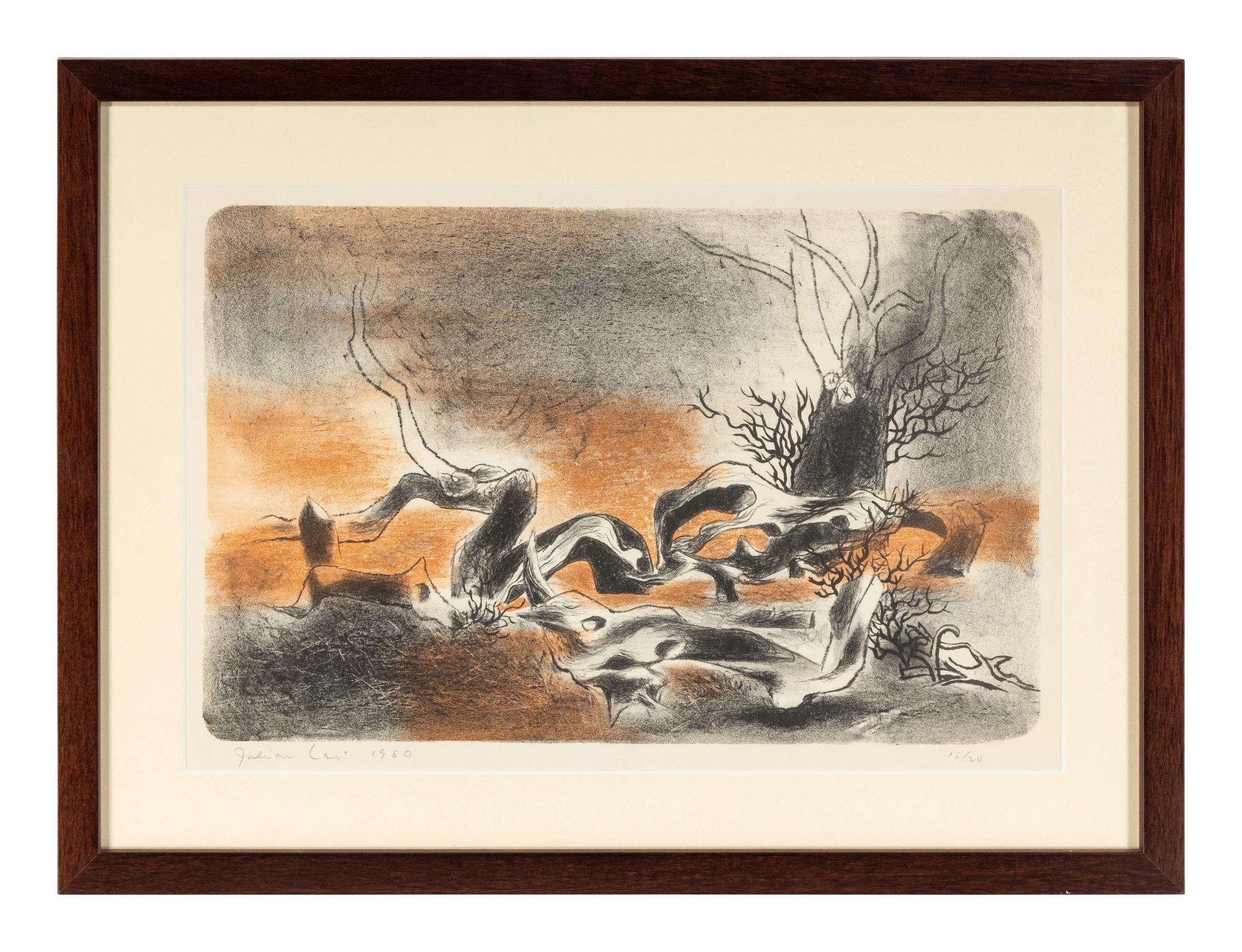 Surrealistic Landscape , 1950