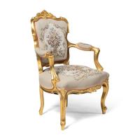 A Louis XV Style Giltwood Nine-Piece Seating Suite