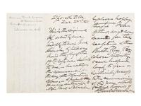 [CIVIL WAR]. ANDREW, John A. ALS related to the "Returning of the Flags" of MA Union regiments.