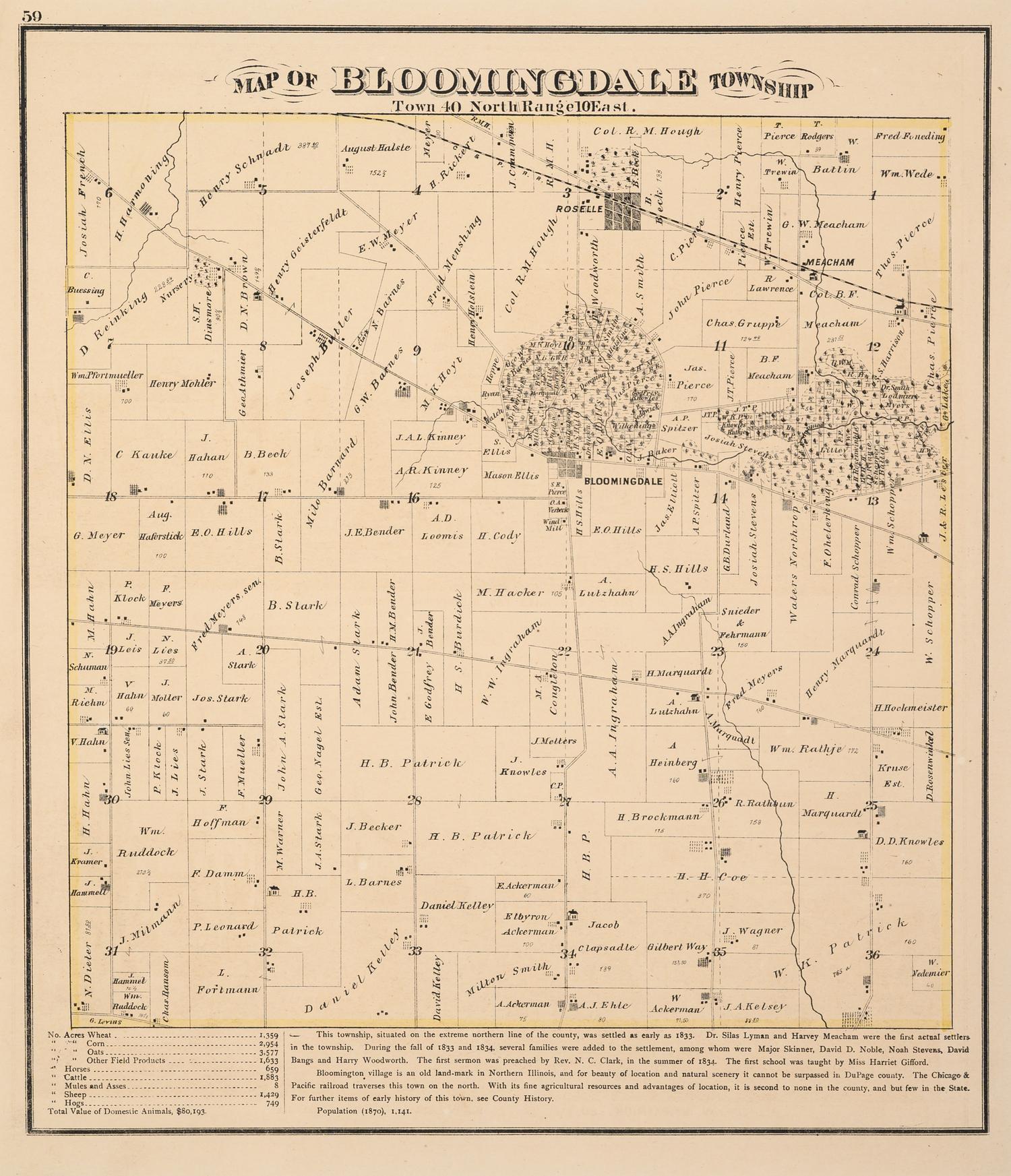 A group of 14 19th and 20th century maps, comprising: