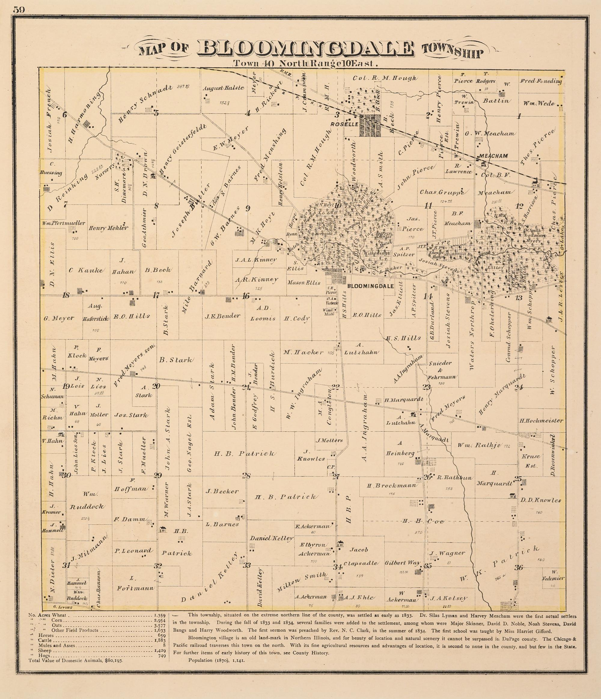 A group of 14 19th and 20th century maps, comprising: