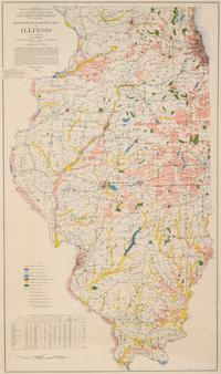 Drainage Reclamation Map of Illinois . [Springfield, IL?]: State of Illinois, State Geological Survey Division, 1928.