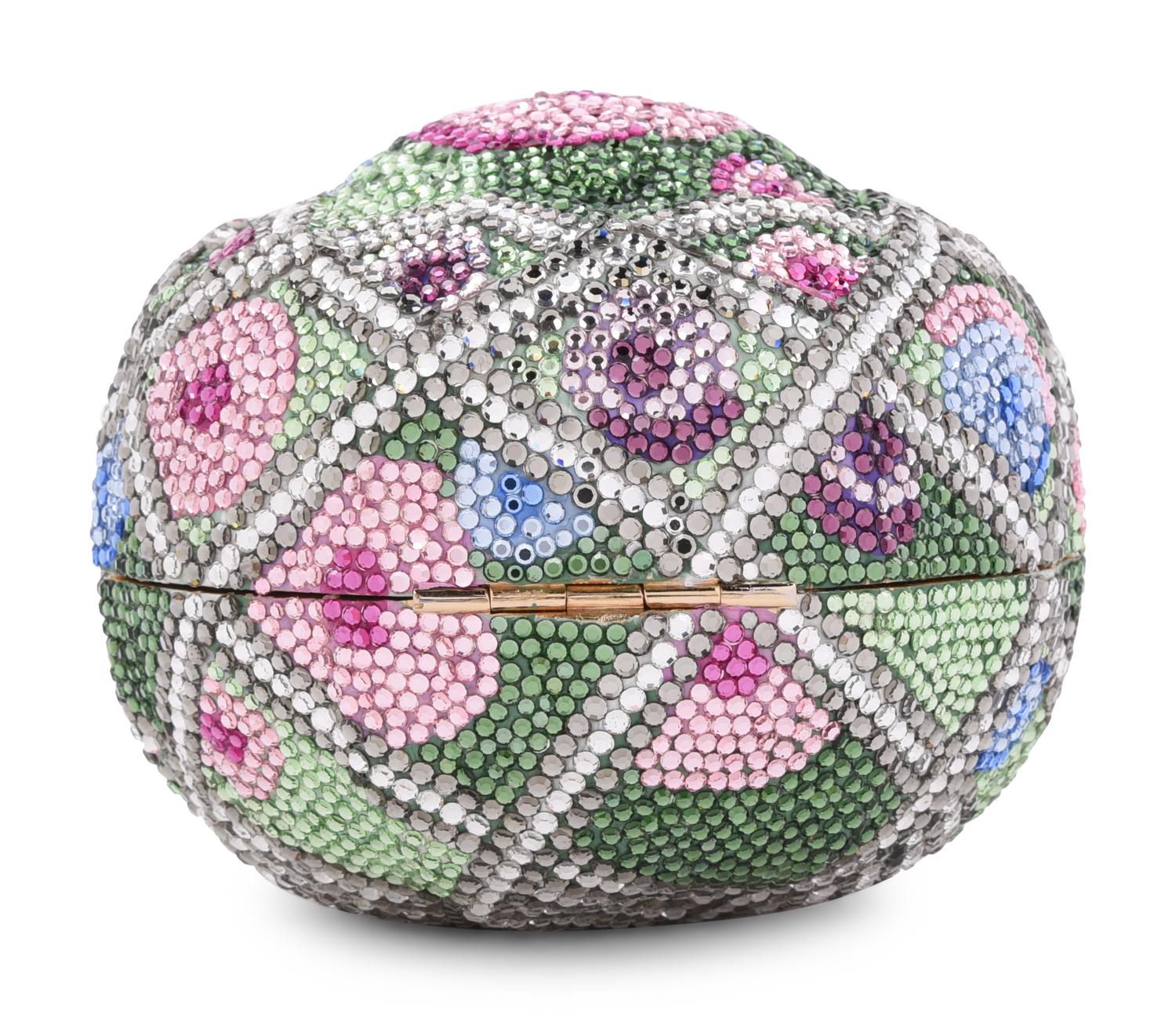 Judith Leiber Floral Motif Minaudière