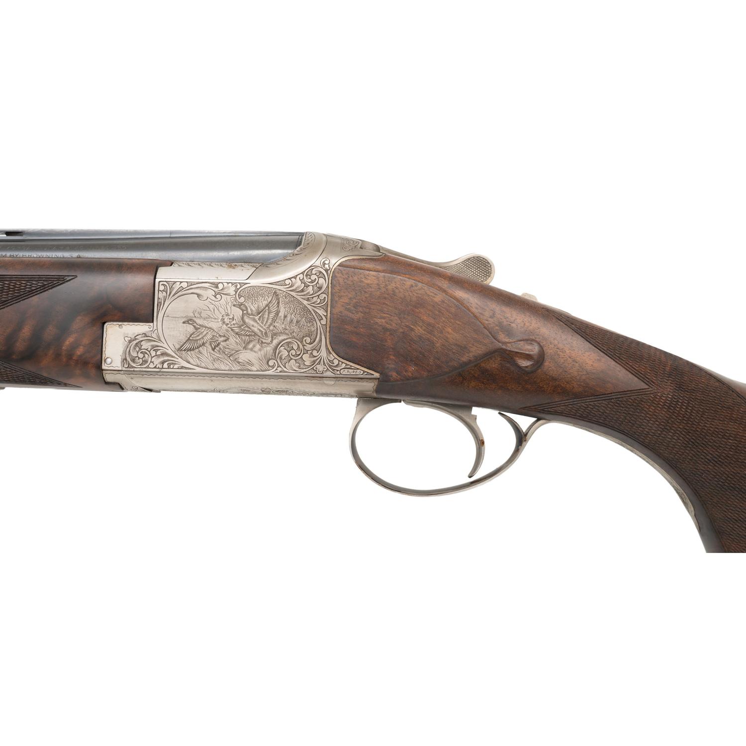 *Browning Superposed B 25 20 Gauge Shotgun with C2G Engraving by Paul Dubois in Travel Case