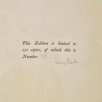 [Children's & Illustrated] [Clarke, Harry] Group of Two Signed Limited Editions