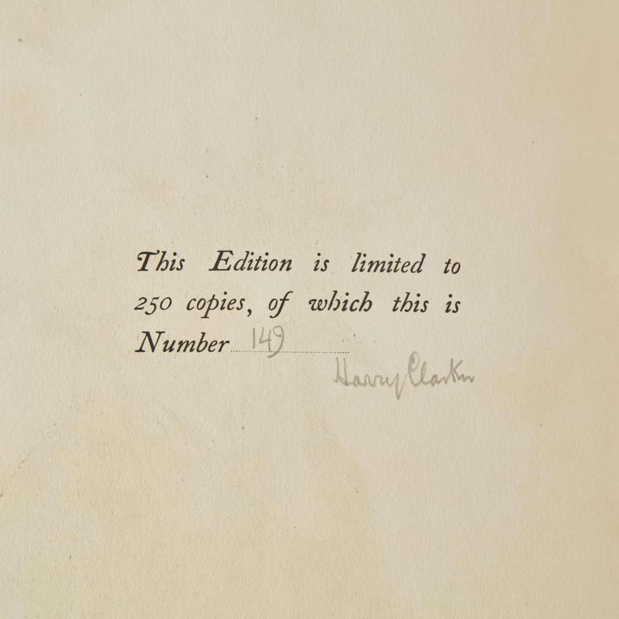 [Children's & Illustrated] [Clarke, Harry] Group of Two Signed Limited Editions