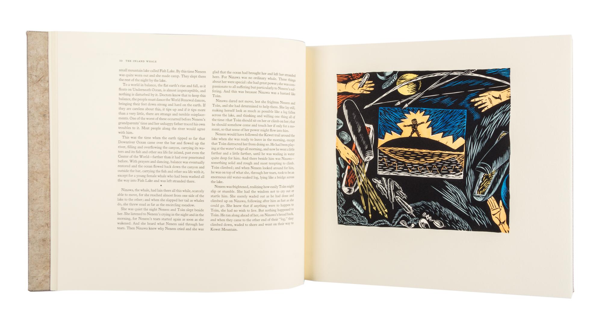 (YOLLA BOLLY PRESS) KROEBER, THEODORA. The Inland Whale. [Covelo, CA], (1987). First, limited ed., signed by the illustrator.