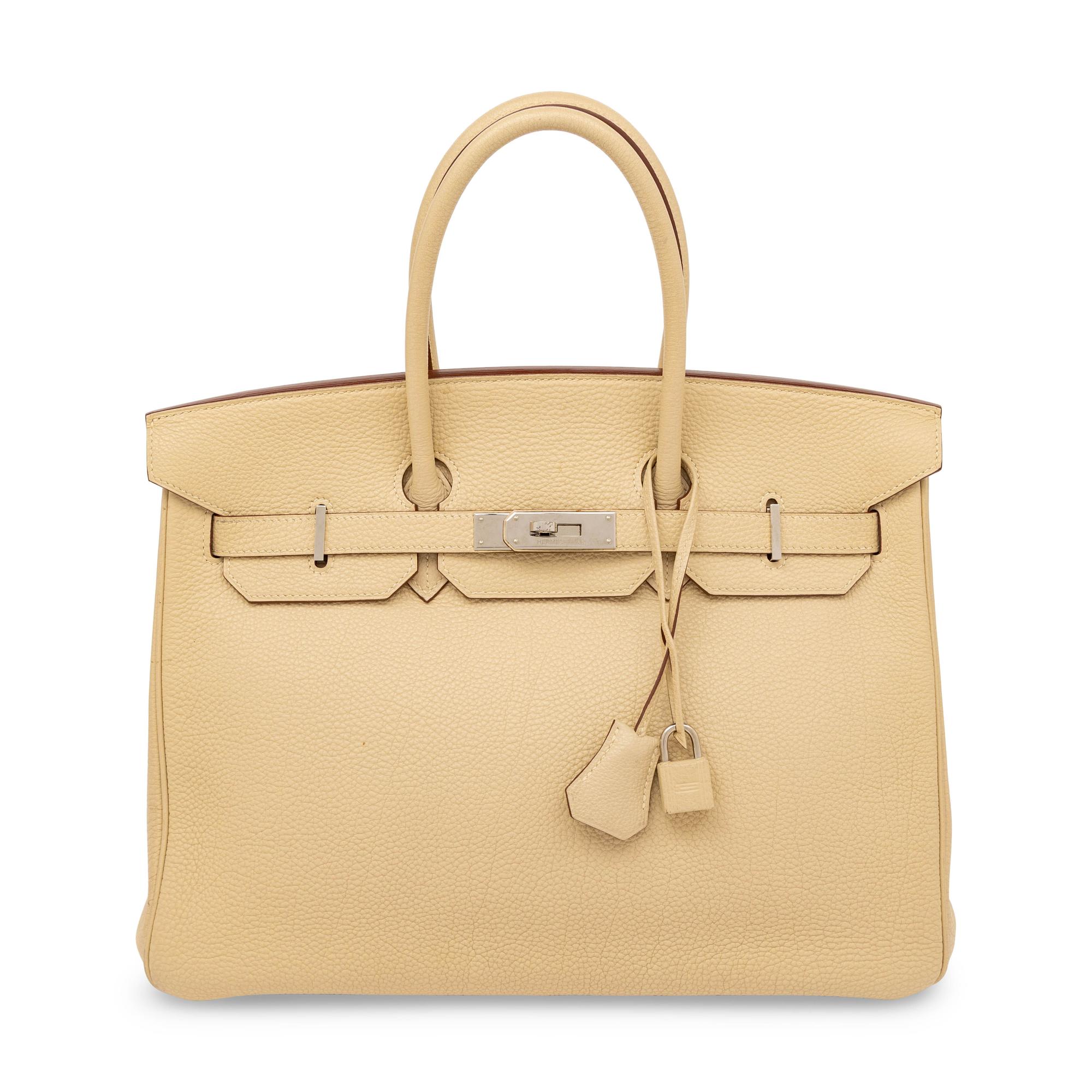Hermès, Birkin 35 Bag in Craie Togo