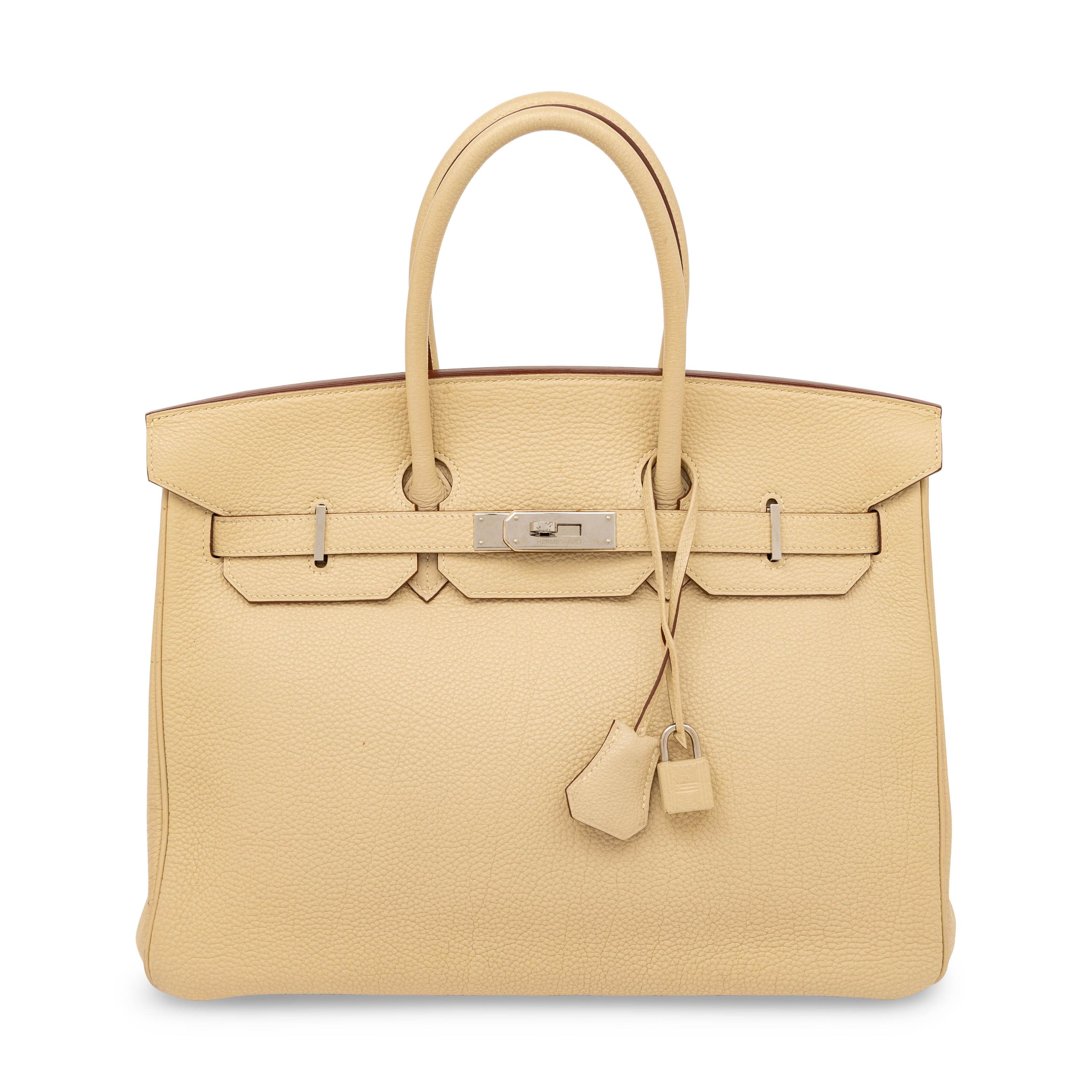 Hermès, Birkin 35 Bag in Craie Togo