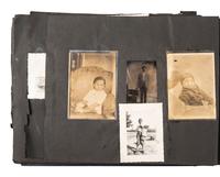 [EARLY PHOTOGRAPHY]. Album containing photos of a multi-generational African American family in Washington, DC. Ca early-to-mid 20th Century.