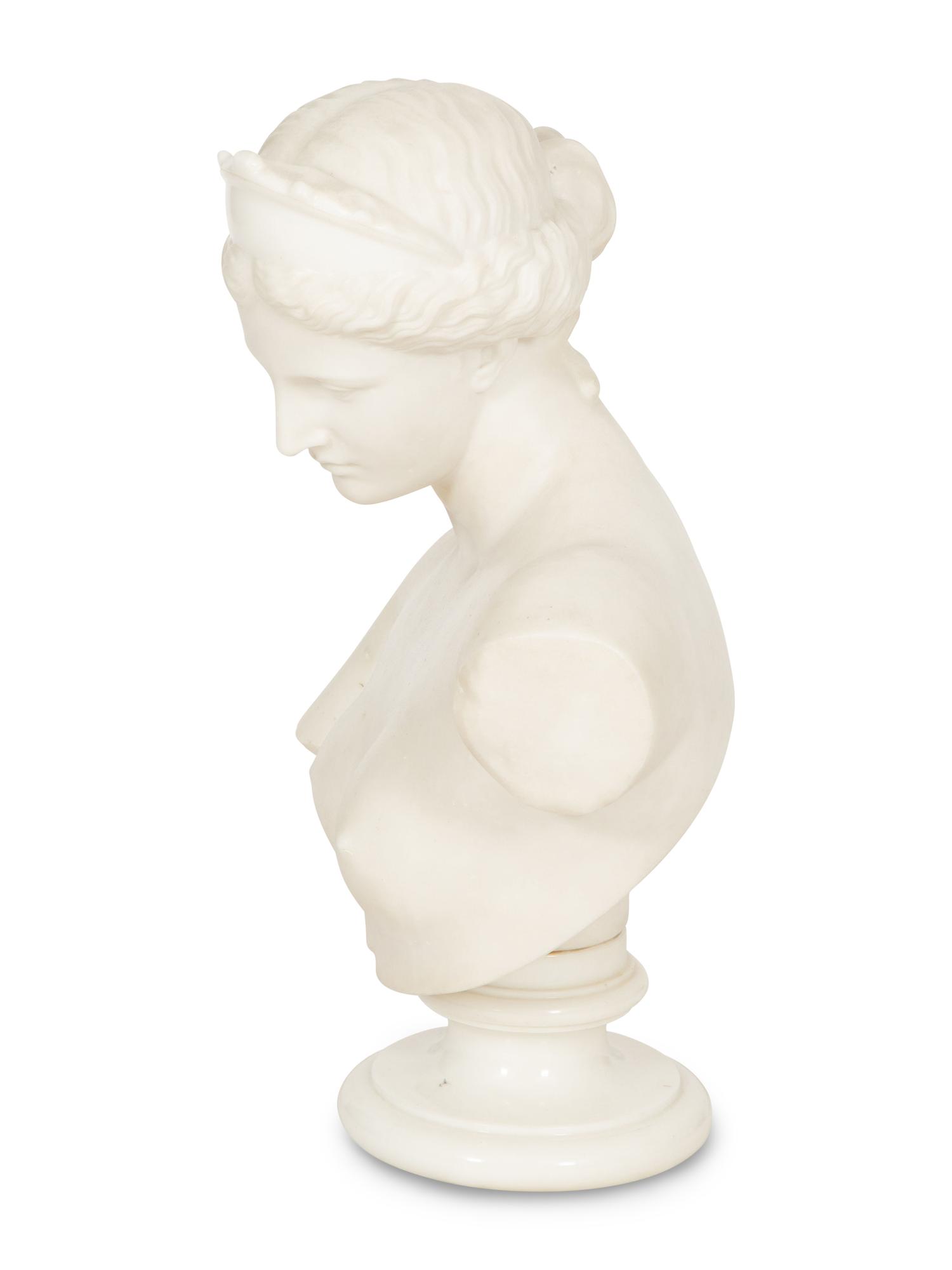 A Marble Bust of Venus of Capua