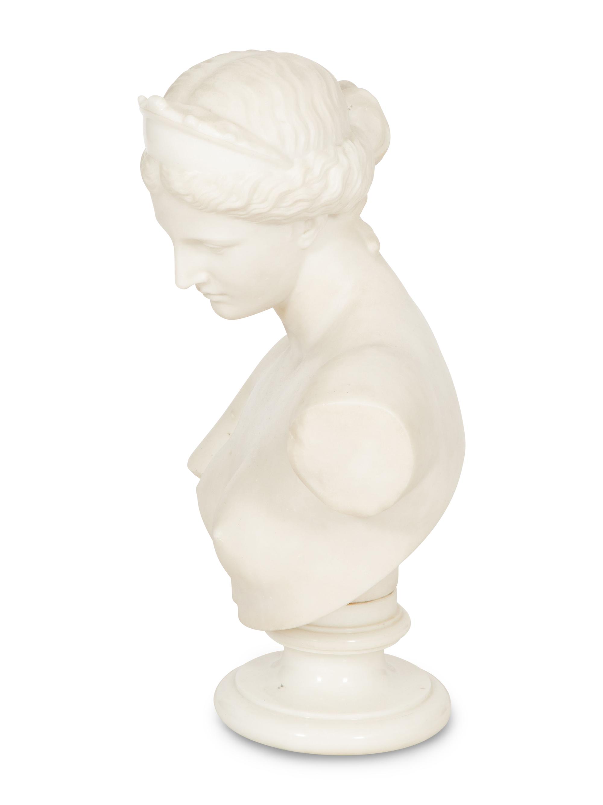 A Marble Bust of Venus of Capua