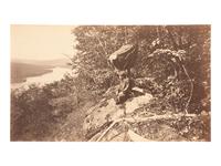 [EARLY PHOTO]. Photograph of Seneca Ray Stoddard with his stereoview camera. [ With: ] 6 stereoviews.