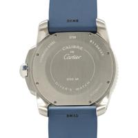 CARTIER, REF. WSCA0011 STAINLESS STEEL 'CALIBRE DE CARTIER' DATE WATCH, BOX & PAPERS