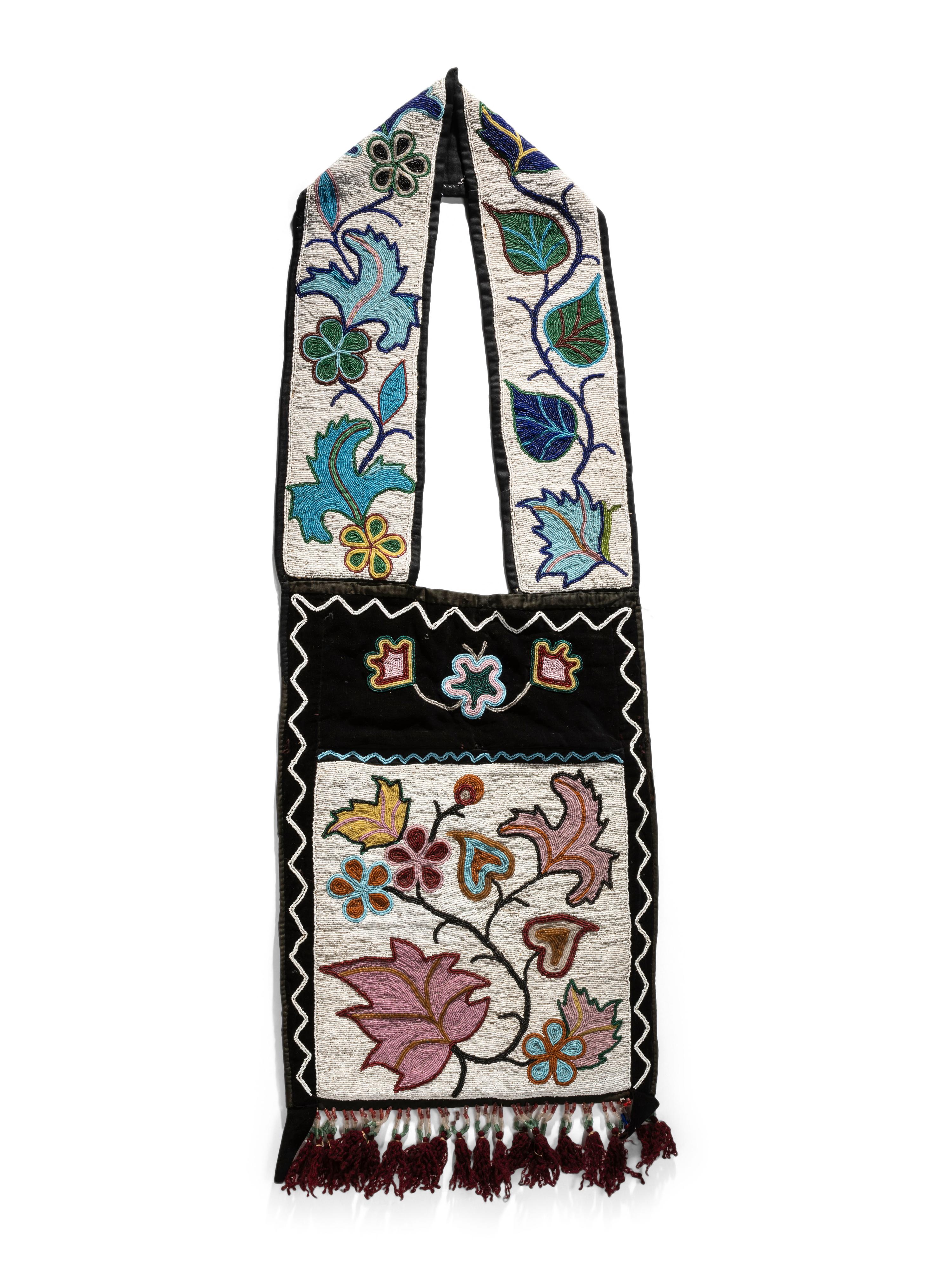 Anishinaabe Beaded Bandolier Bag