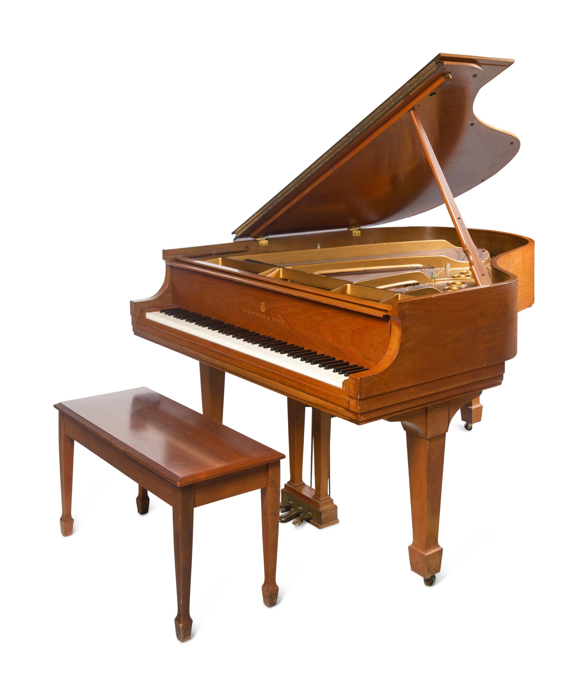 A Steinway and Sons Model M Grand Piano