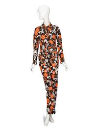 [ARO] PRADA, FLORAL-PRINT PANT ENSEMBLE, 2019