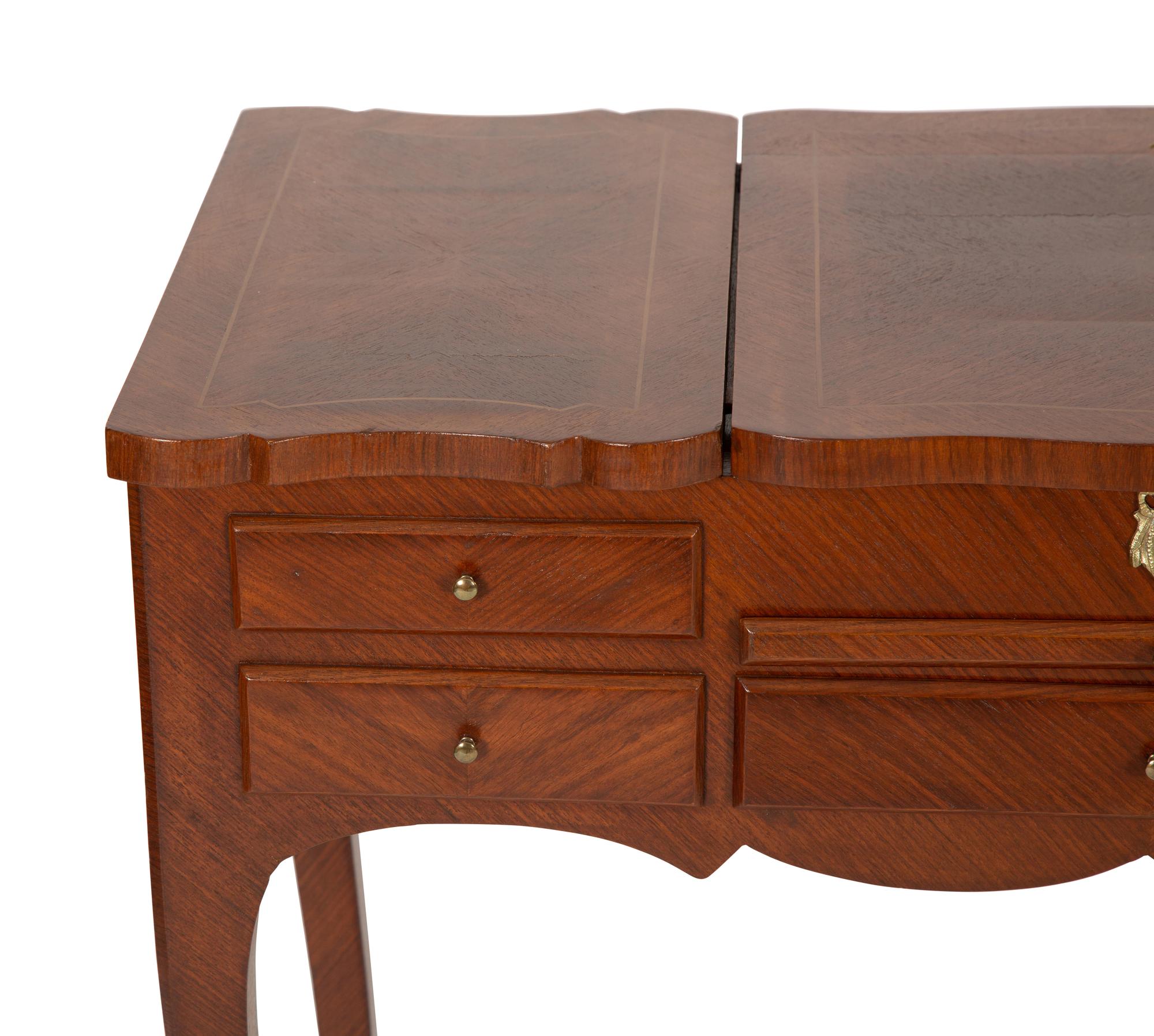 A Louis XV Style Provincial Dressing Table